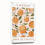 Acrylic print of assorted fruits in vibrant colors, ideal for dining room decor.