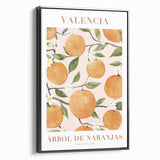 Black and white vintage poster art of various fruits on framed canvas, suitable for bedroom wall decor.