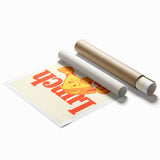 Extra large rolled print featuring muted watercolor floral art, ideal for classy bathroom or large living room decor.