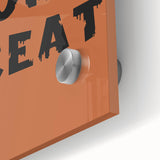 Trick or Treat Halloween Wall Art - Spooky Typography Decor