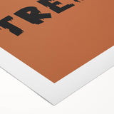 Trick or Treat Halloween Wall Art - Spooky Typography Decor