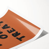 Trick or Treat Halloween Wall Art - Spooky Typography Decor