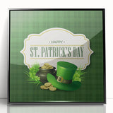 Lucky St. Patrick’s Day Wall Art - Leprechaun Gold Print