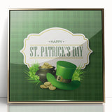 Lucky St. Patrick’s Day Wall Art - Leprechaun Gold Print