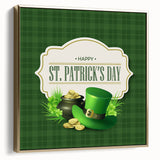 Lucky St. Patrick’s Day Wall Art - Leprechaun Gold Print