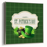 Lucky St. Patrick’s Day Wall Art - Leprechaun Gold Print