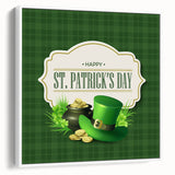 Lucky St. Patrick’s Day Wall Art - Leprechaun Gold Print
