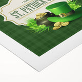 Lucky St. Patrick’s Day Wall Art - Leprechaun Gold Print