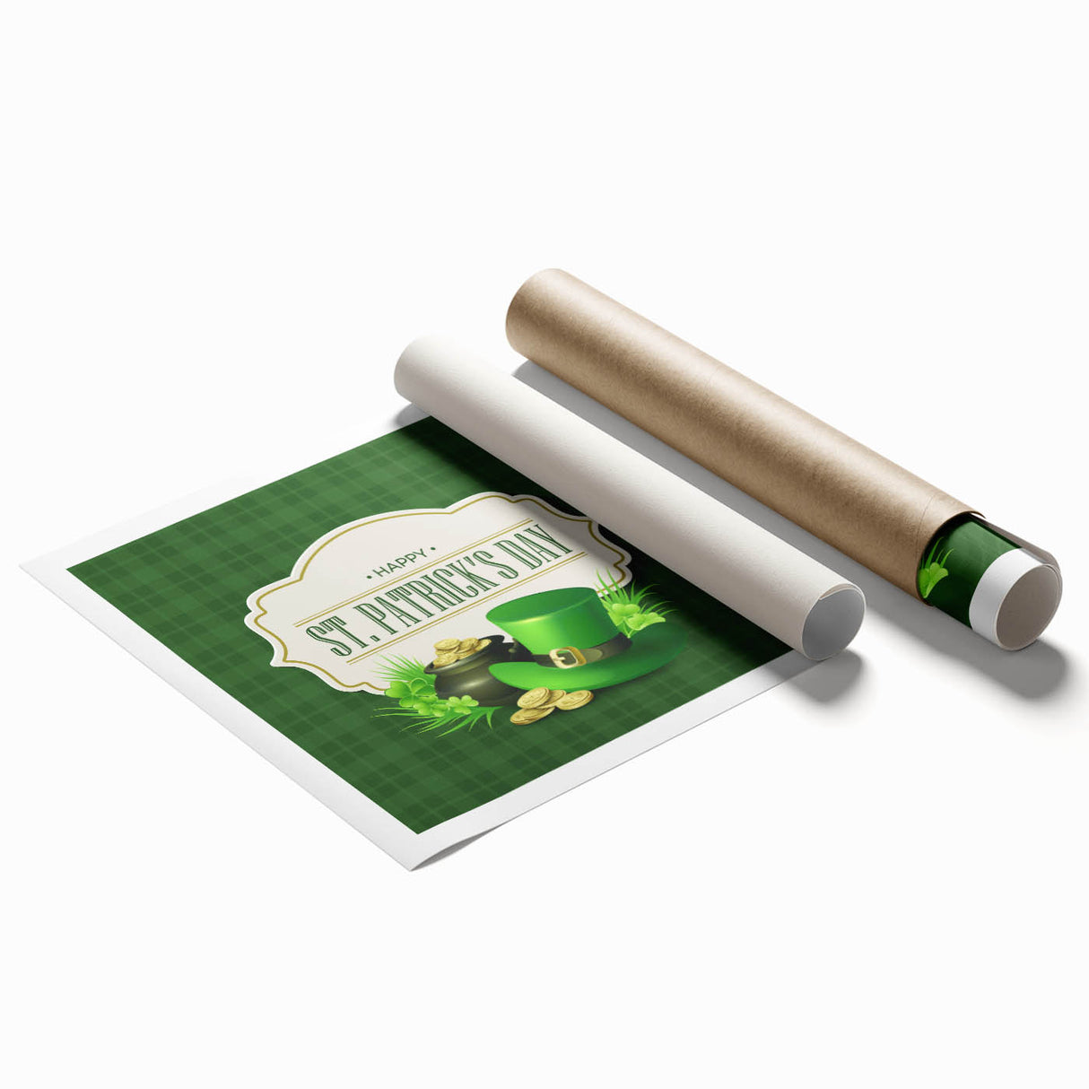 Lucky St. Patrick’s Day Wall Art - Leprechaun Gold Print