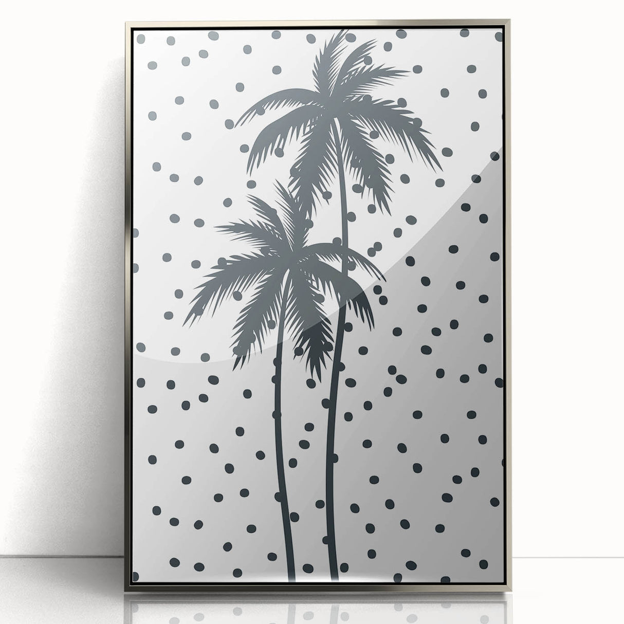 Minimalist Boys Room Wall Art – Palm Tree Kids Wall Art Prints