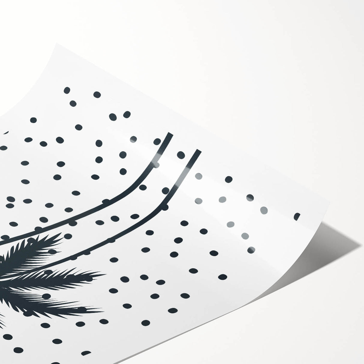 Minimalist Boys Room Wall Art – Palm Tree Kids Wall Art Prints