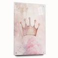 Princess Crown Girls Room Wall Art – Royal Nursery Print