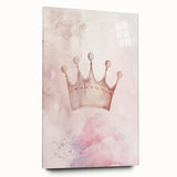 Princess Crown Girls Room Wall Art – Royal Nursery Print