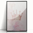 Princess Crown Girls Room Wall Art – Royal Nursery Print