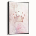 Princess Crown Girls Room Wall Art – Royal Nursery Print