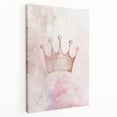 Princess Crown Girls Room Wall Art – Royal Nursery Print