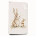 Mother & Baby Bunny Nursery Wall Art – Baby Room Decor Prints