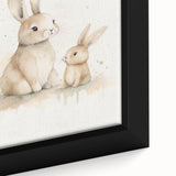 Mother & Baby Bunny Nursery Wall Art – Baby Room Decor Prints