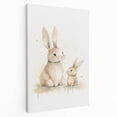 Mother & Baby Bunny Nursery Wall Art – Baby Room Decor Prints