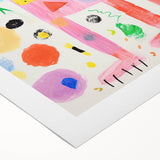 Playful Dog Kids Room Wall Art – Framed Art for Children's Rooms