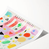 Playful Dog Kids Room Wall Art – Framed Art for Children's Rooms