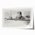 Expressive Sketch of Pool Player - Modern Art Print by George Bellows