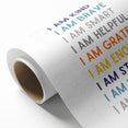 I Am Affirmation Typography Art – Motivational Wall Decor