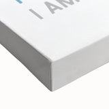 I Am Affirmation Typography Art – Motivational Wall Decor