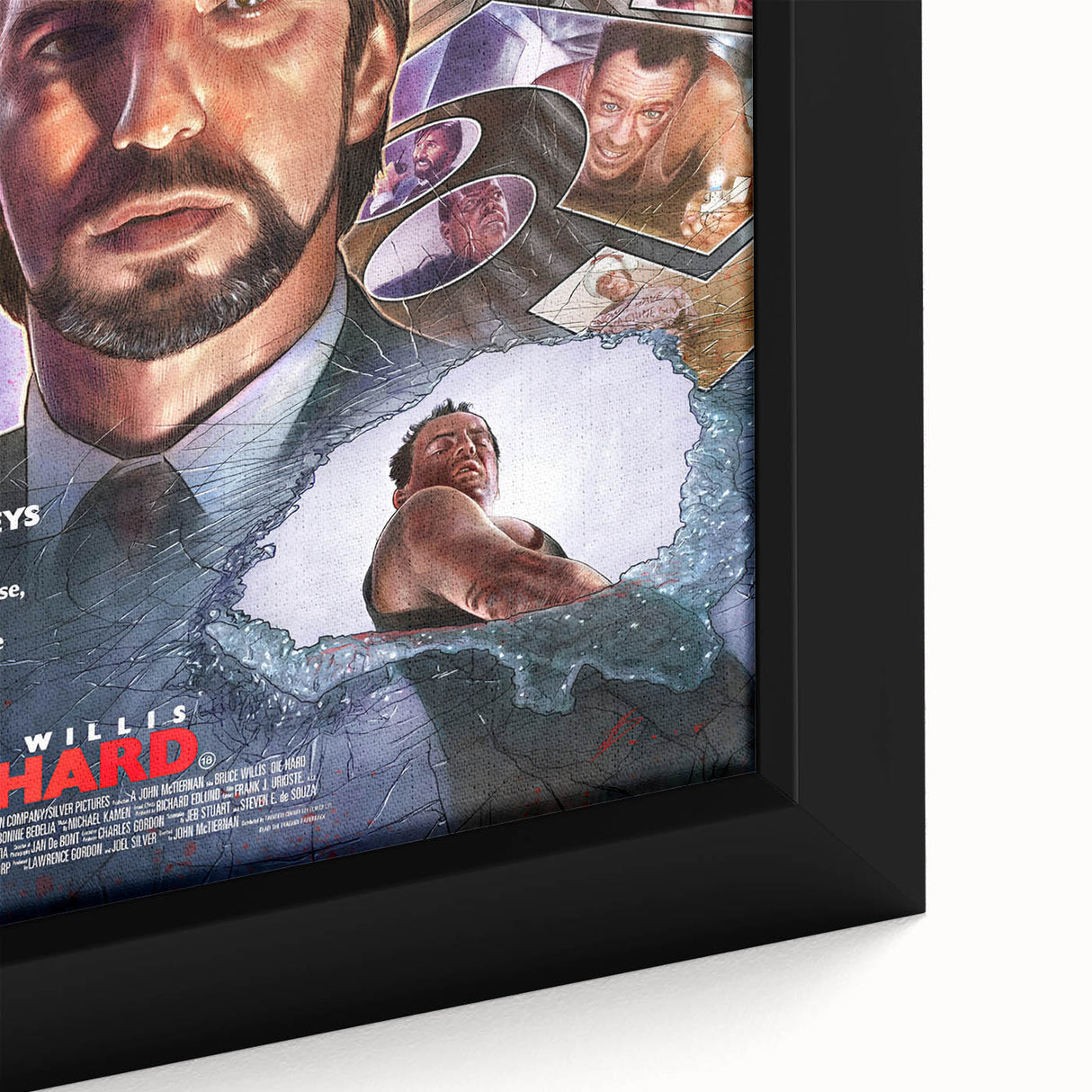 Retro Wall Art - Die Hard Vintage Movie Poster