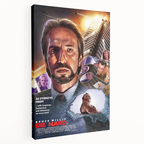 Retro Wall Art - Die Hard Vintage Movie Poster