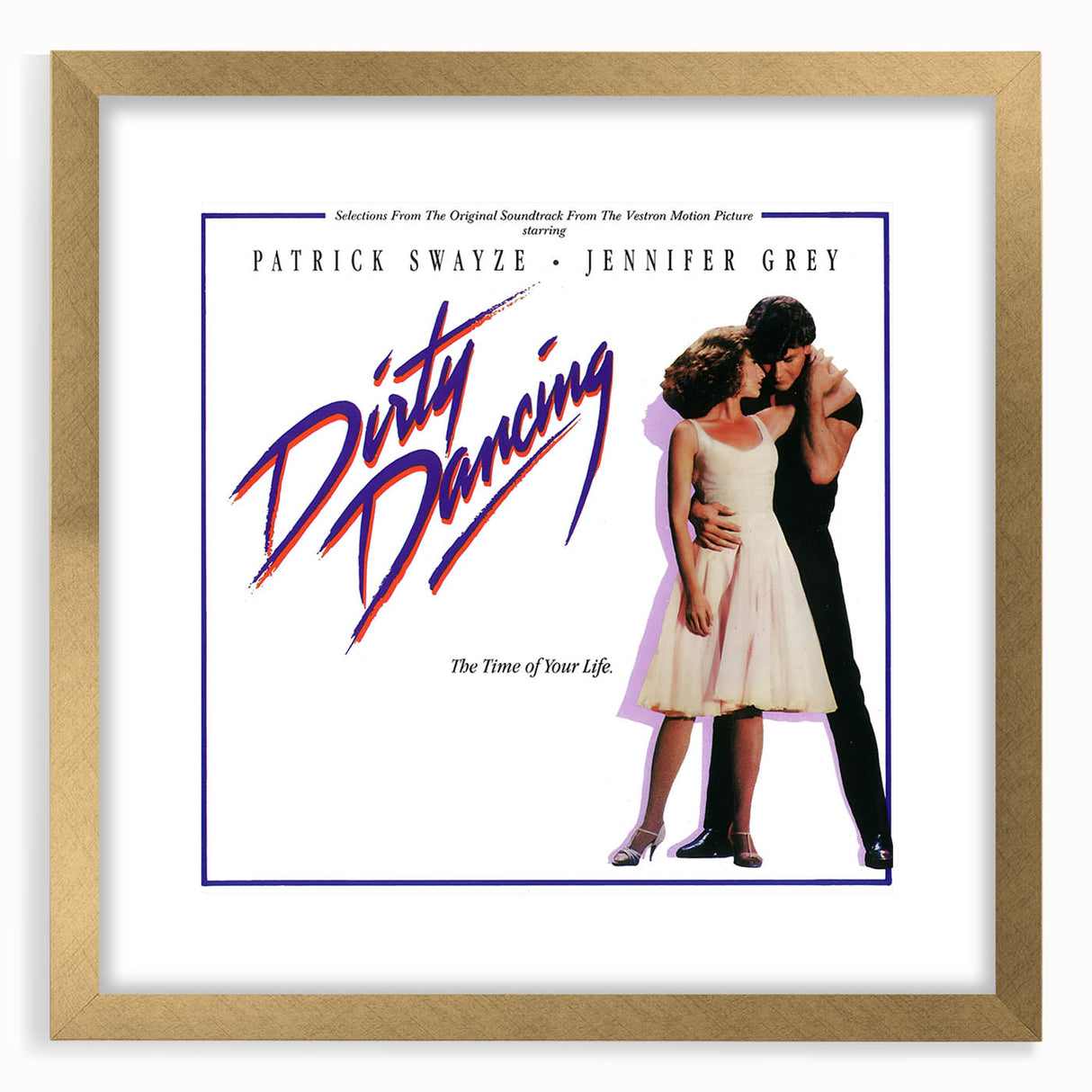 Retro Wall Art – Dirty Dancing Soundtrack Album Canvas Print