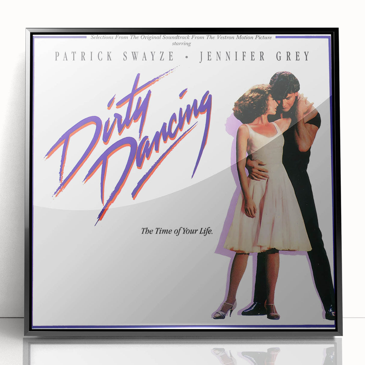Retro Wall Art – Dirty Dancing Soundtrack Album Canvas Print