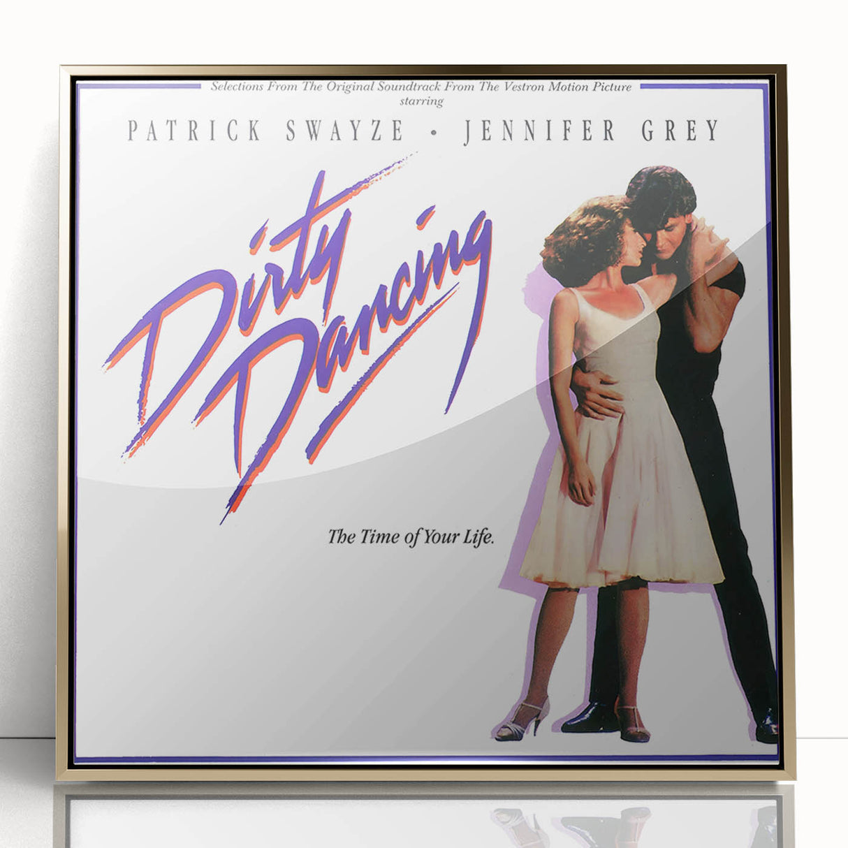 Retro Wall Art – Dirty Dancing Soundtrack Album Canvas Print