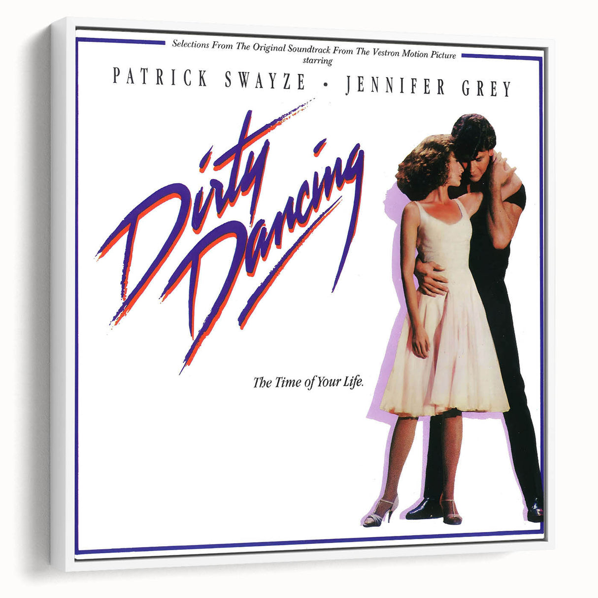 Retro Wall Art – Dirty Dancing Soundtrack Album Canvas Print