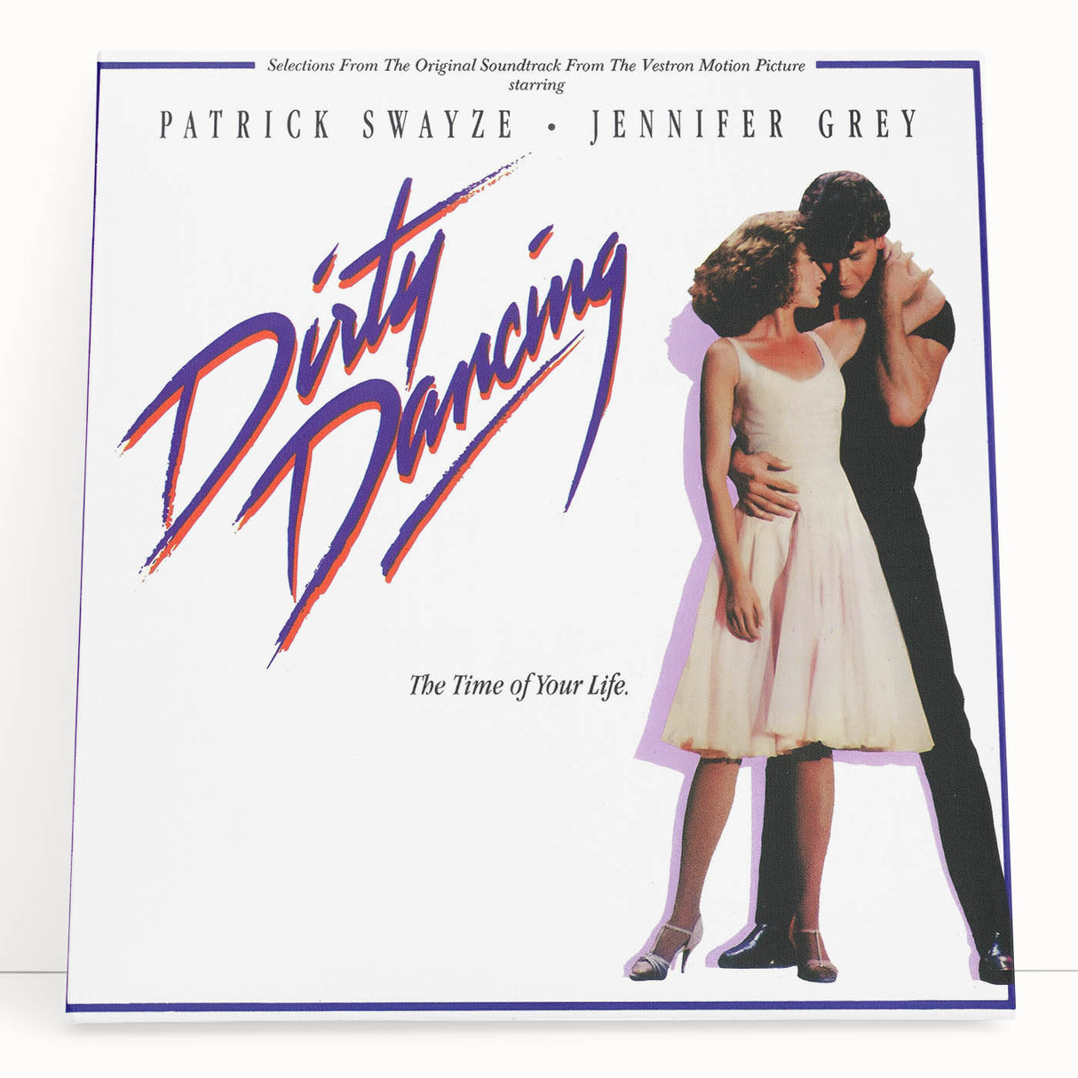 Retro Wall Art – Dirty Dancing Soundtrack Album Canvas Print