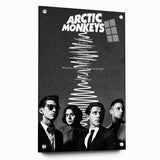 Arctic Monkeys Retro Poster – Vintage Black & White Wall Art