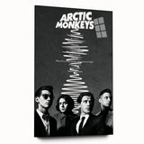 Arctic Monkeys Retro Poster – Vintage Black & White Wall Art