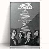 Arctic Monkeys Retro Poster – Vintage Black & White Wall Art