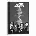 Arctic Monkeys Retro Poster – Vintage Black & White Wall Art