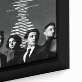 Arctic Monkeys Retro Poster – Vintage Black & White Wall Art