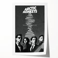 Arctic Monkeys Retro Poster – Vintage Black & White Wall Art