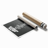 Arctic Monkeys Retro Poster – Vintage Black & White Wall Art