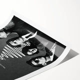 Arctic Monkeys Retro Poster – Vintage Black & White Wall Art