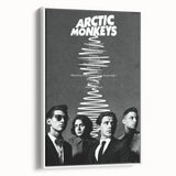Arctic Monkeys Retro Poster – Vintage Black & White Wall Art