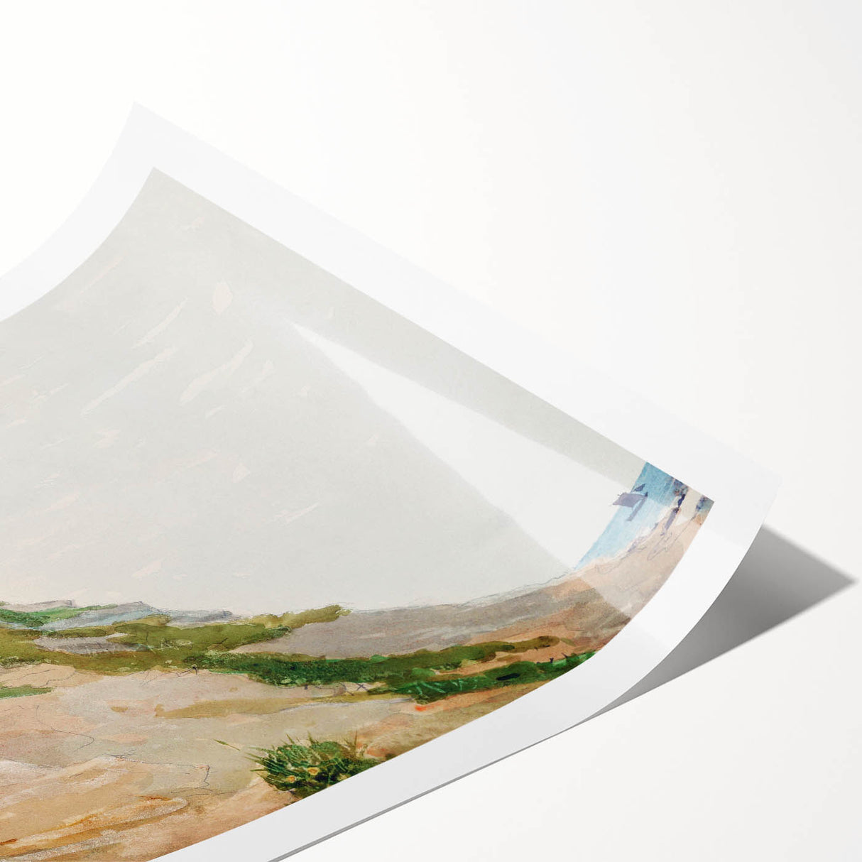 Realism Art Print - Girl Carrying a Basket by Winslow Homer Canvas