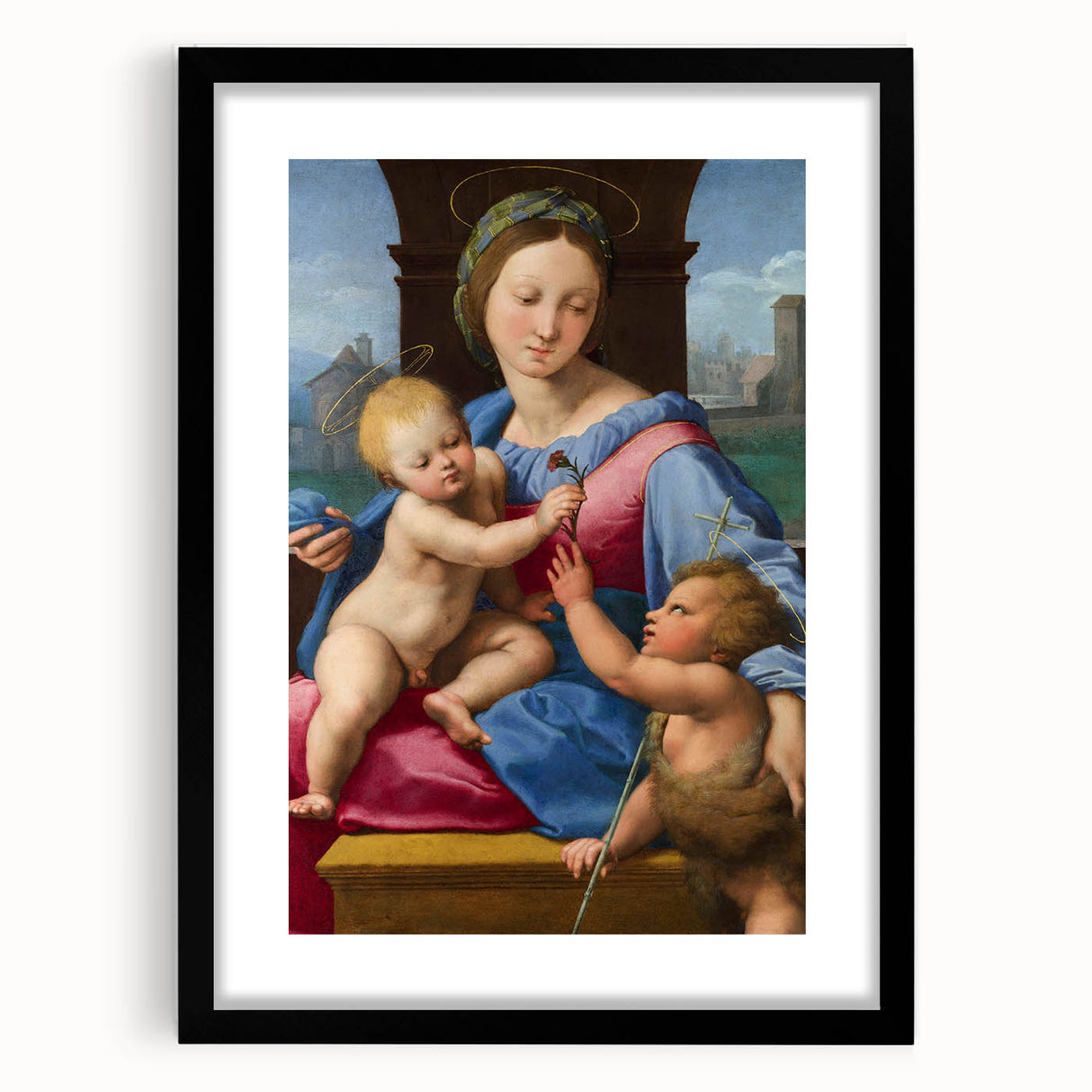 Renaissance Art Prints: Raphael's The Garvagh Madonna Masterpiece