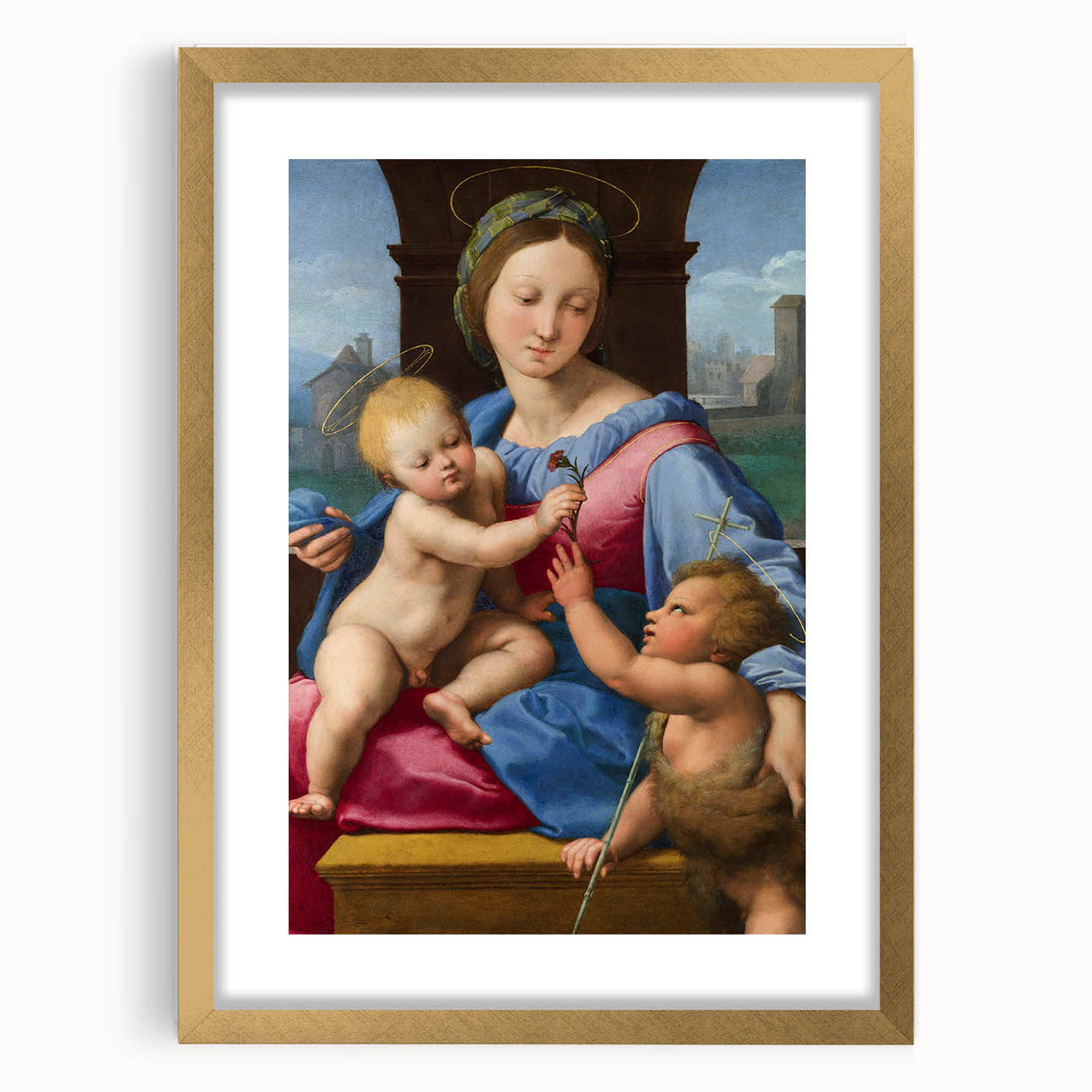 Renaissance Art Prints: Raphael's The Garvagh Madonna Masterpiece
