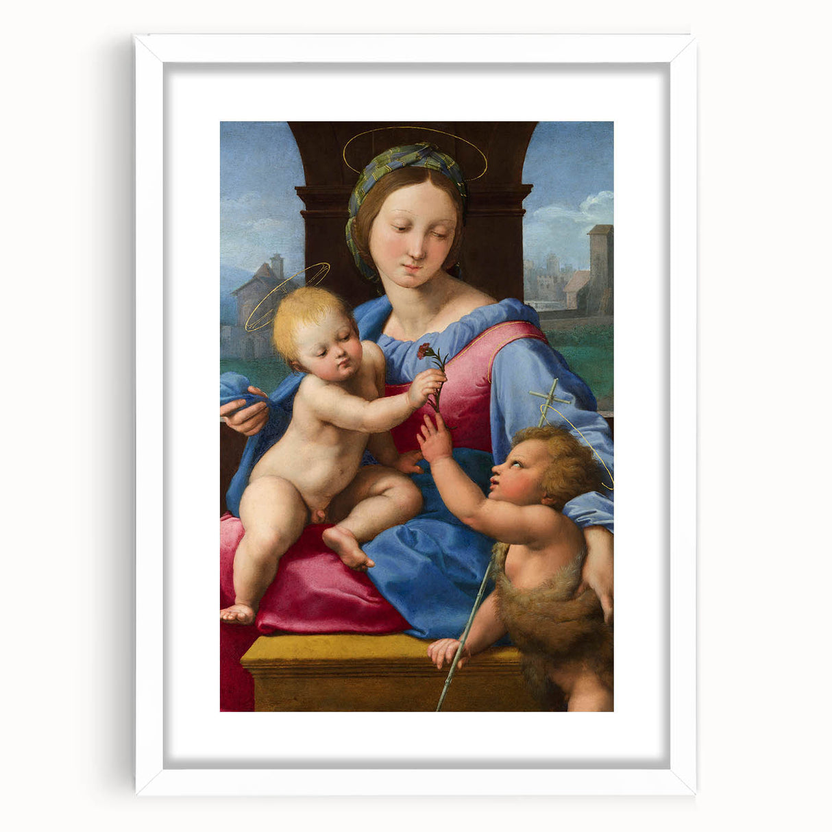 Renaissance Art Prints: Raphael's The Garvagh Madonna Masterpiece
