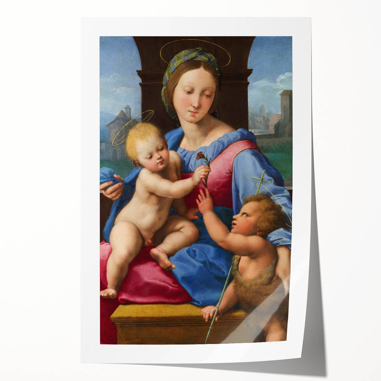 Renaissance Art Prints: Raphael's The Garvagh Madonna Masterpiece