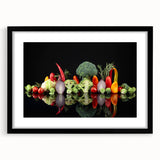 Fresh Vegetable Still Life – Modern Canvas & Framed Prints